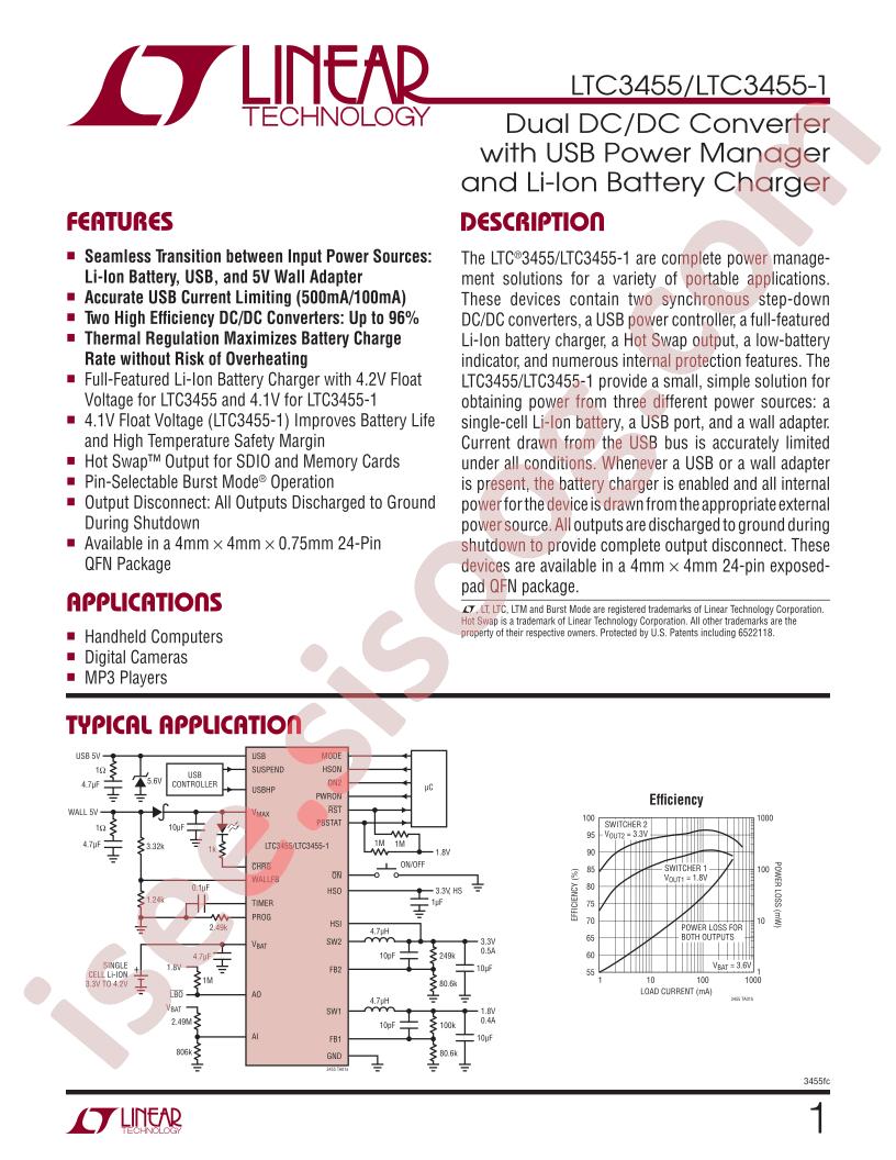 LTC3455/-1