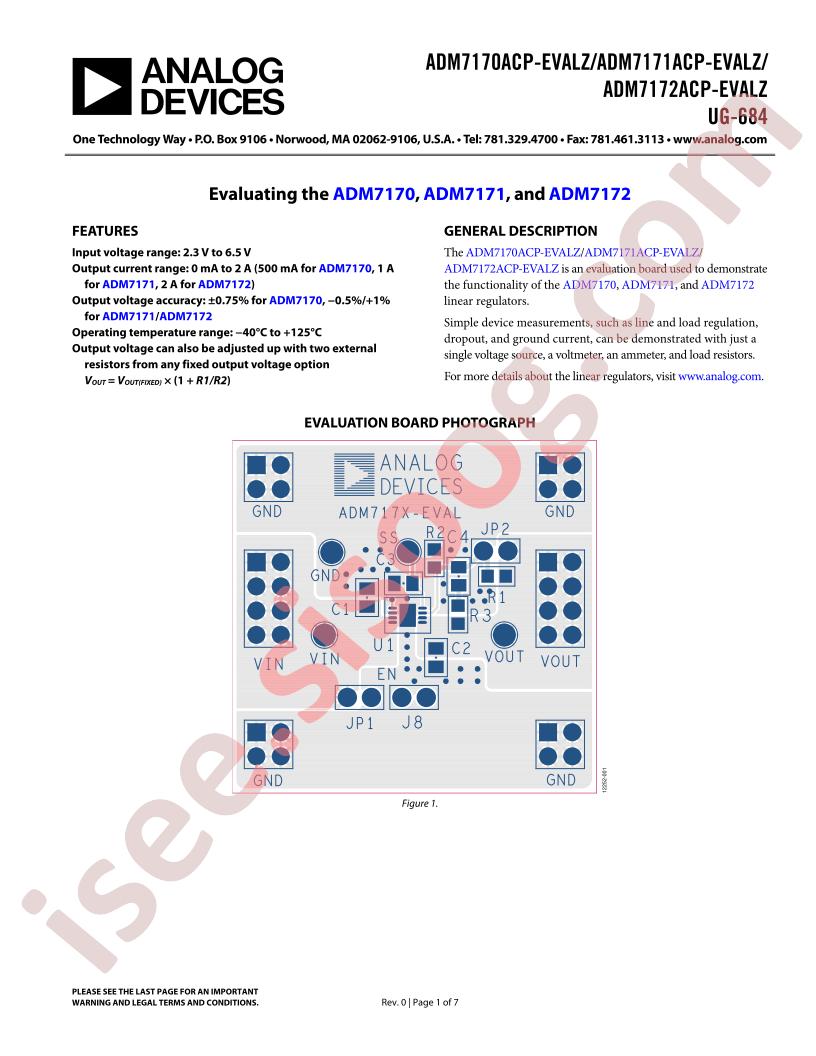 ADM717xACP-EVALZ Guide