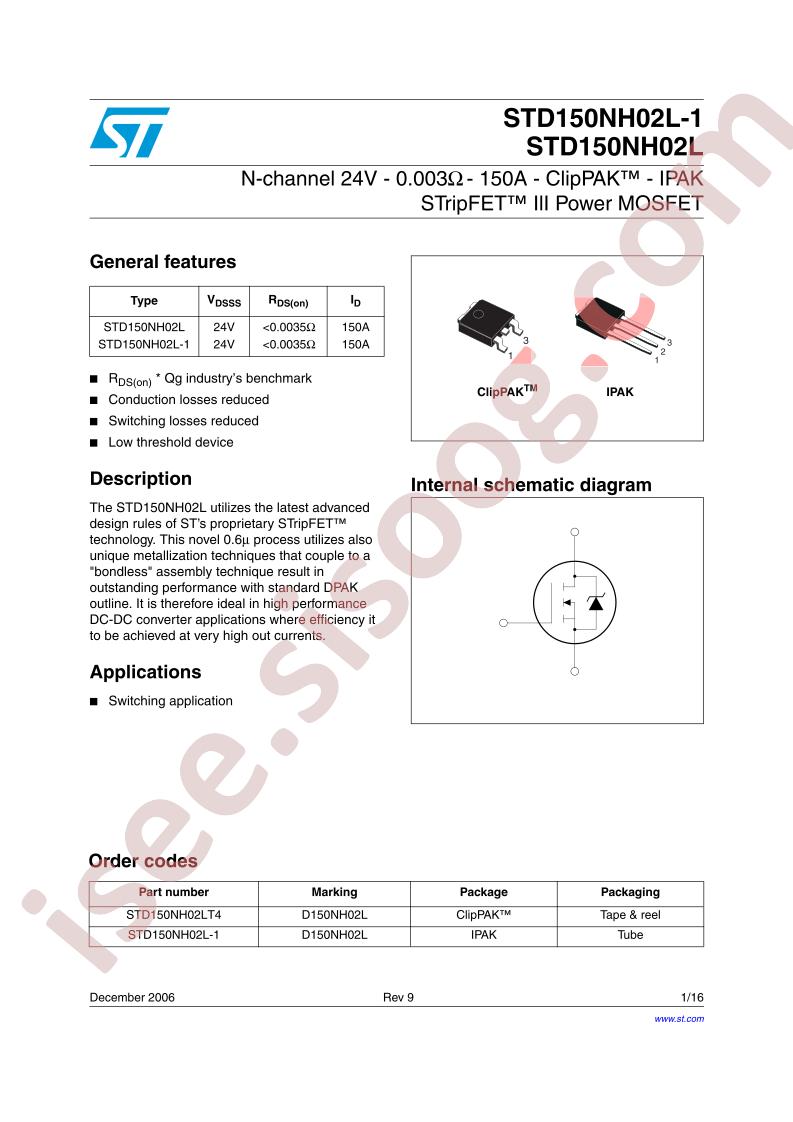 STD150NH02L(-1)