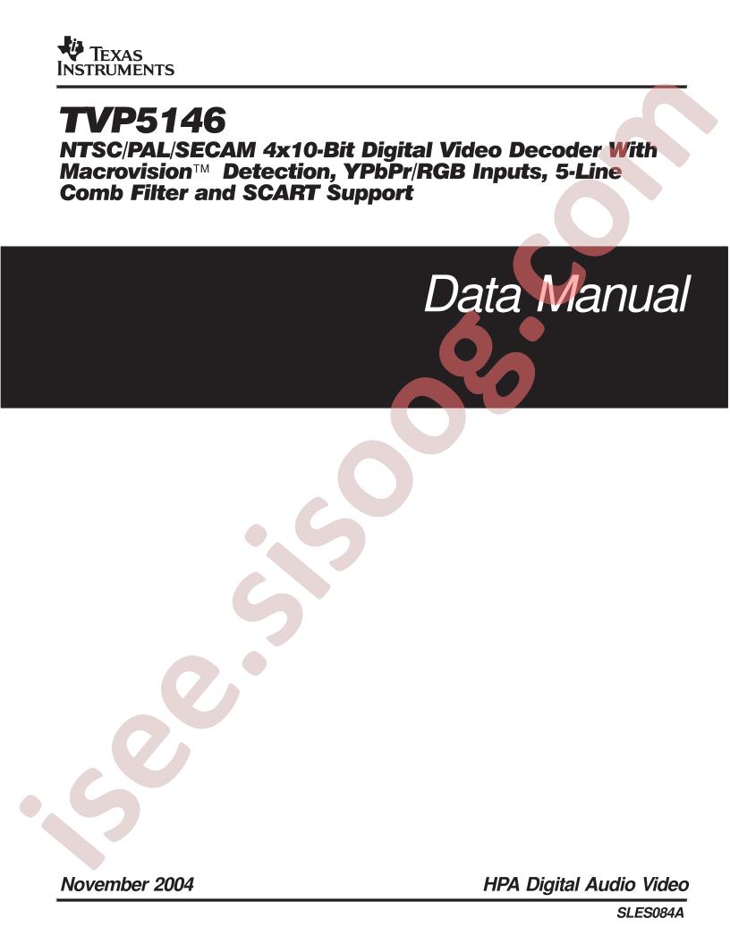 TVP5146 ~