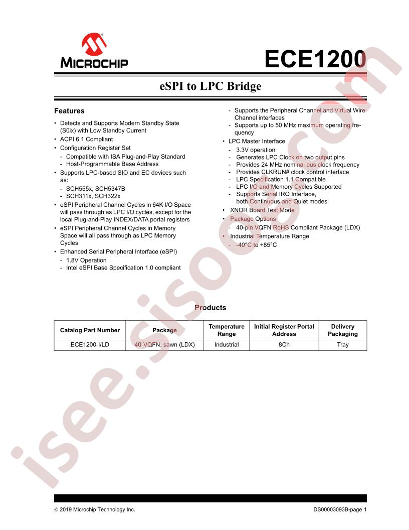 ECE1200 Datasheet~