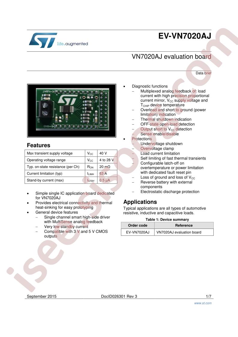 EV-VN7020AJ Data Brief