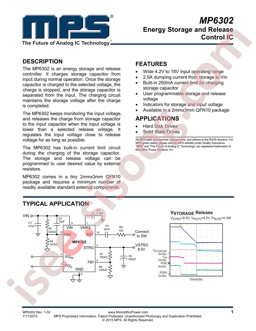 MP6302 Datasheet