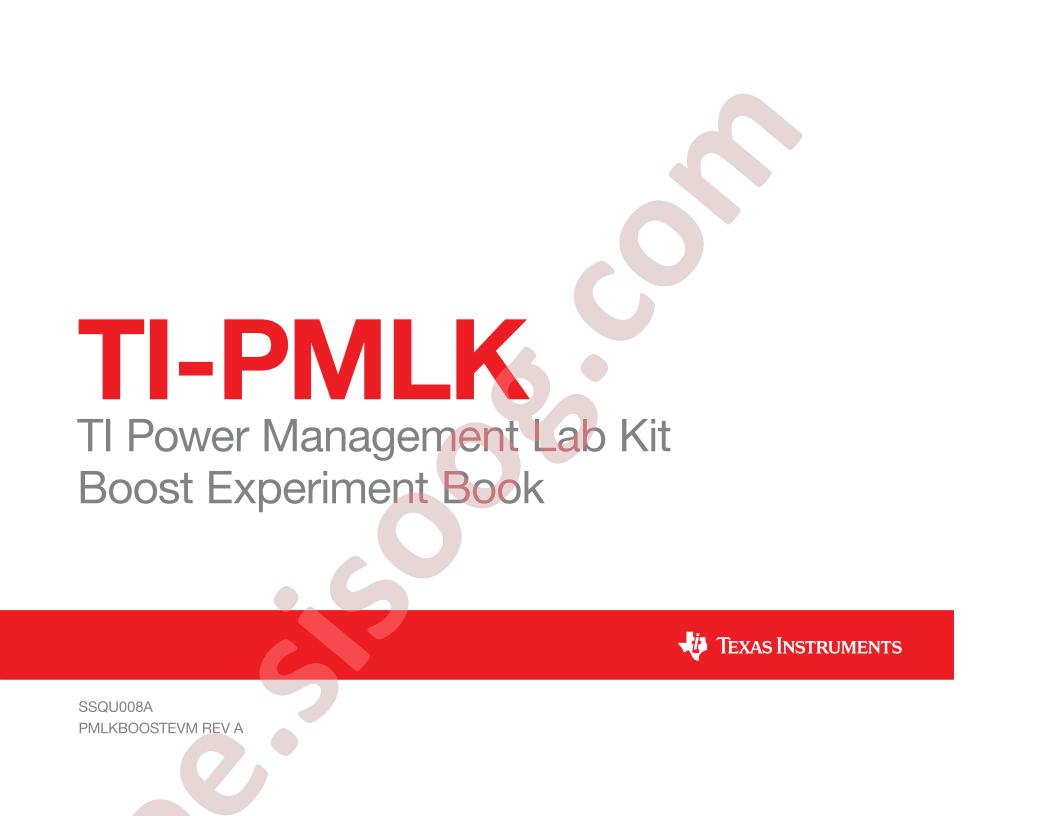 PMLK Boost Experiment Book
