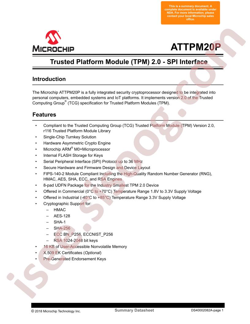 ATTPM20P Summary