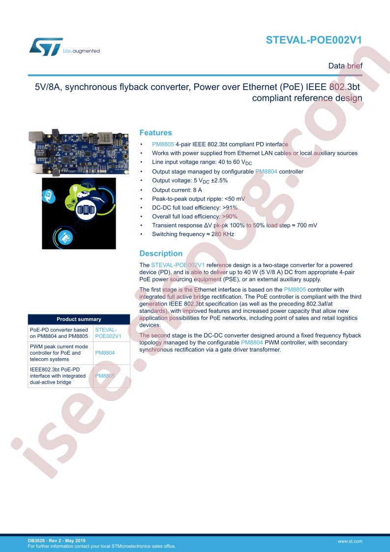 STEVAL-POE002V1 Data Brief