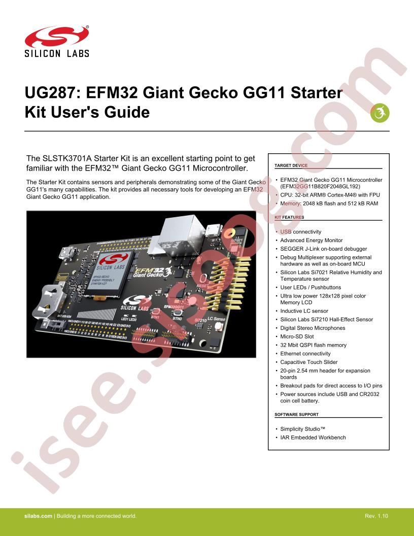SLSTK3701A User Guide