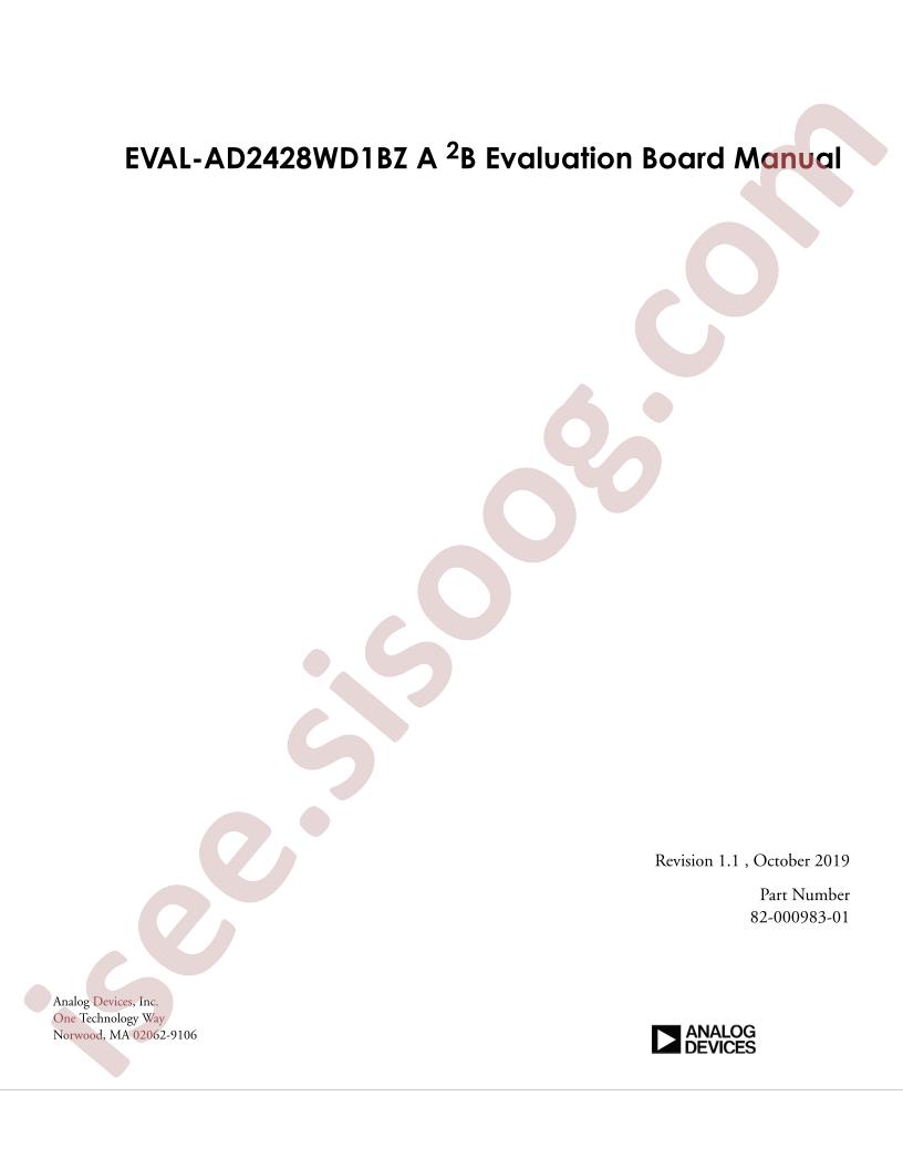 EVAL-AD2428WD1BZ
