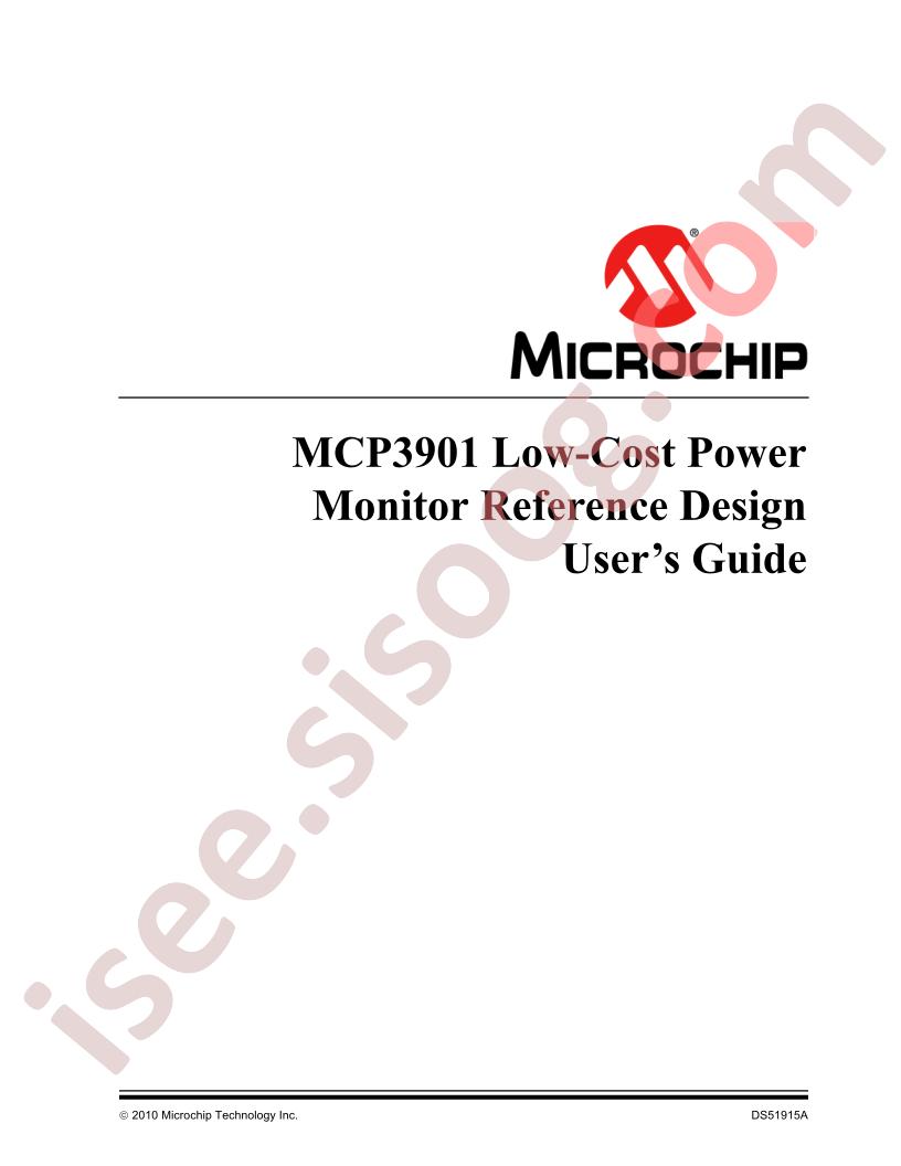 MCP3901 Ref Design Guide