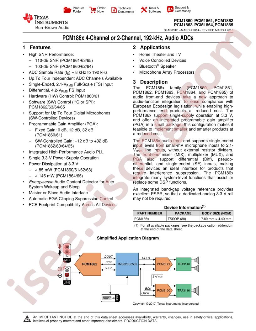 PCM186x