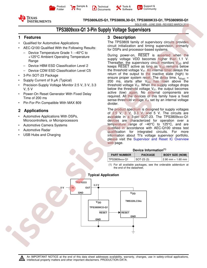 TPS3809-Q1