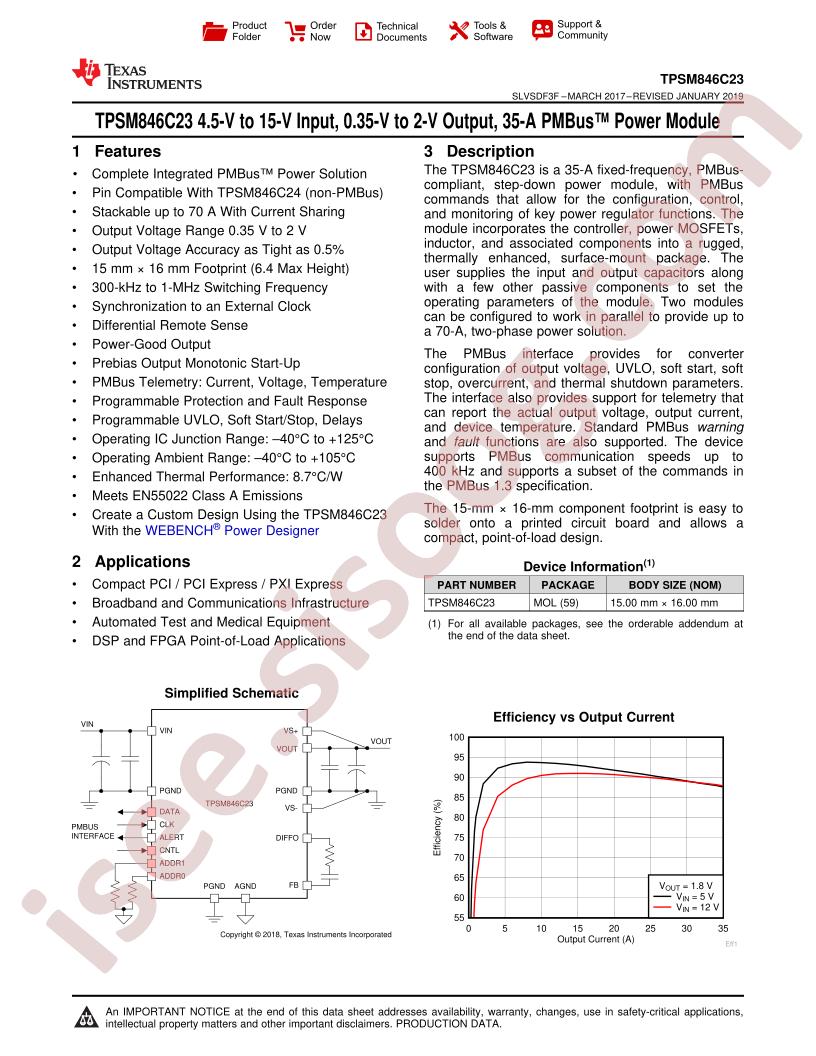 TPSM846C23 Datasheet