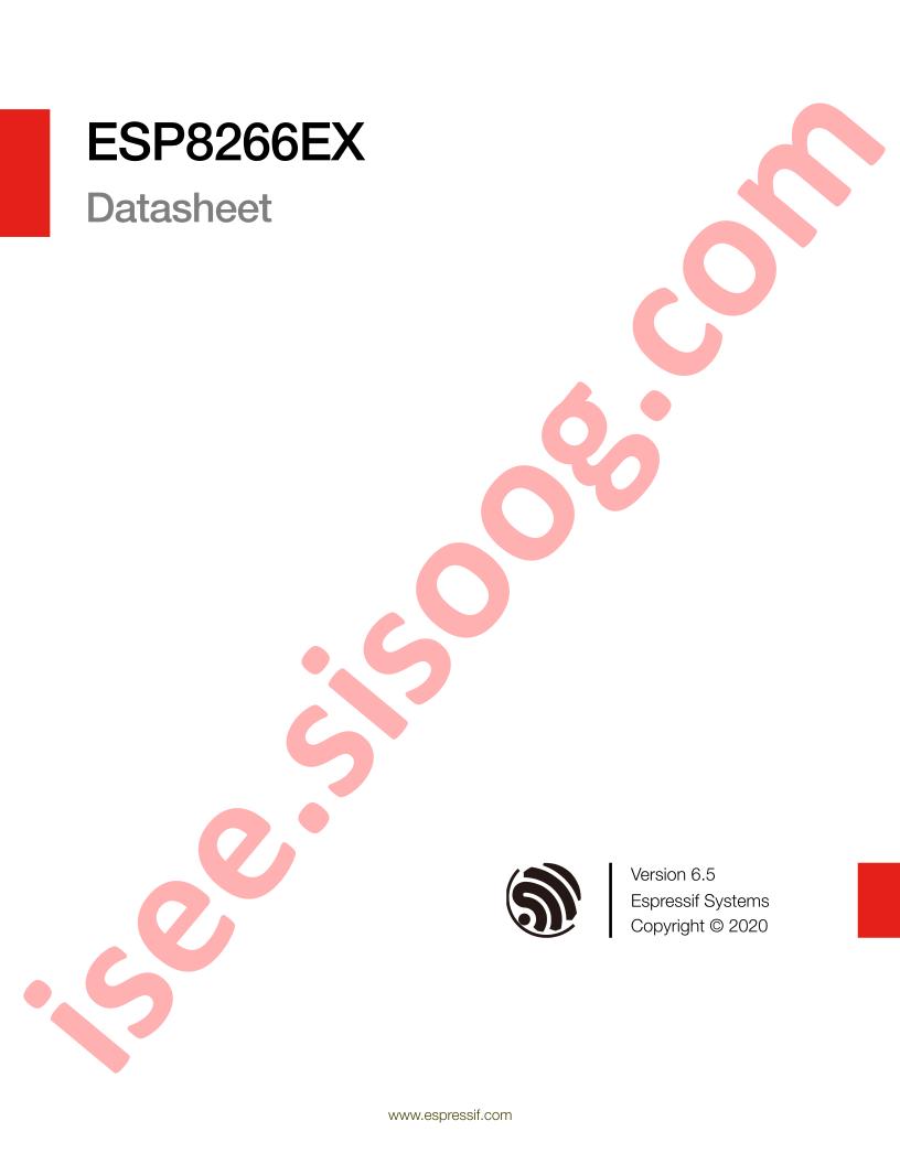 ESP8266EX Datasheet