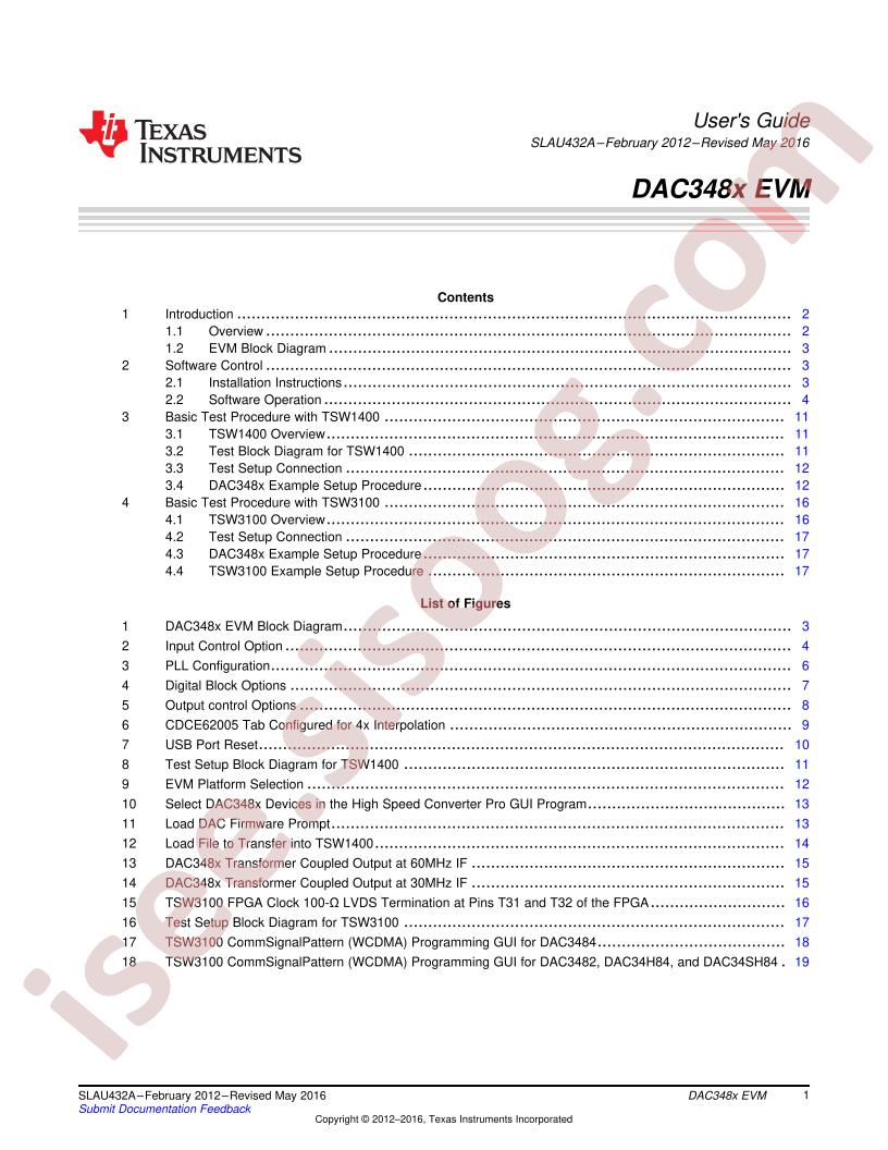 DAC348x EVM User Guide