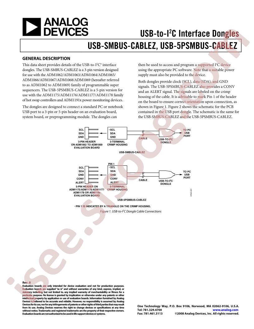 USB-(5P)SMBUS-CABLEZ