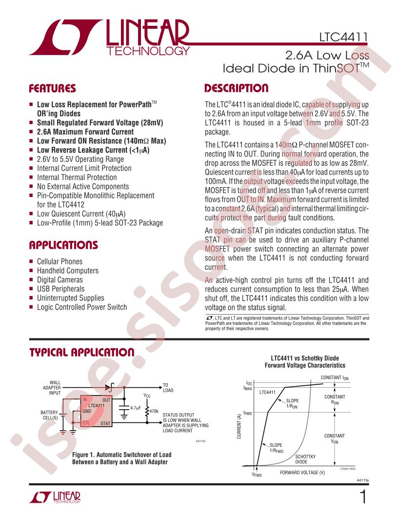 LTC4411 Datasheet