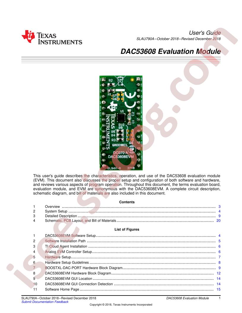 DAC53608 Eval Module User Guide