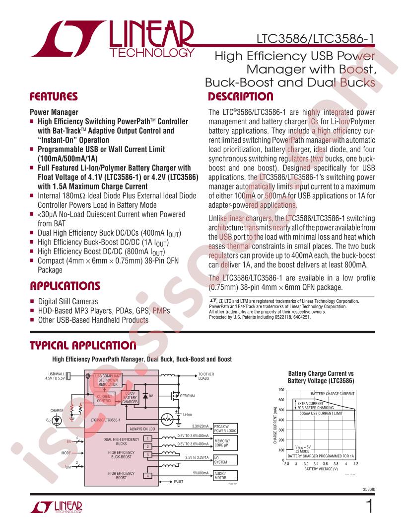 LTC3586(-1) Datasheet