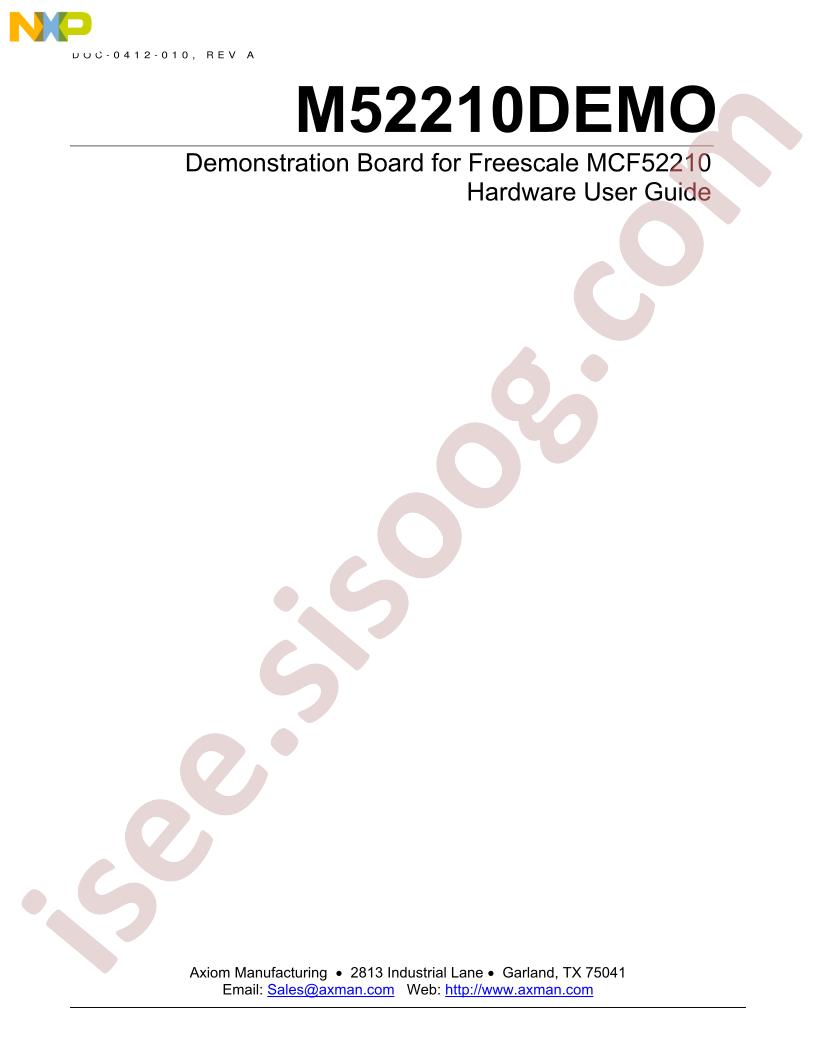 M52210DEMO User Guide