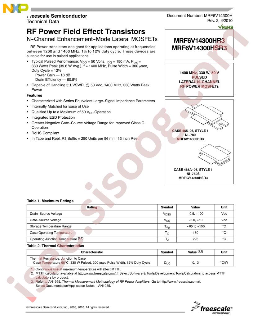 MRF6V14300HR3