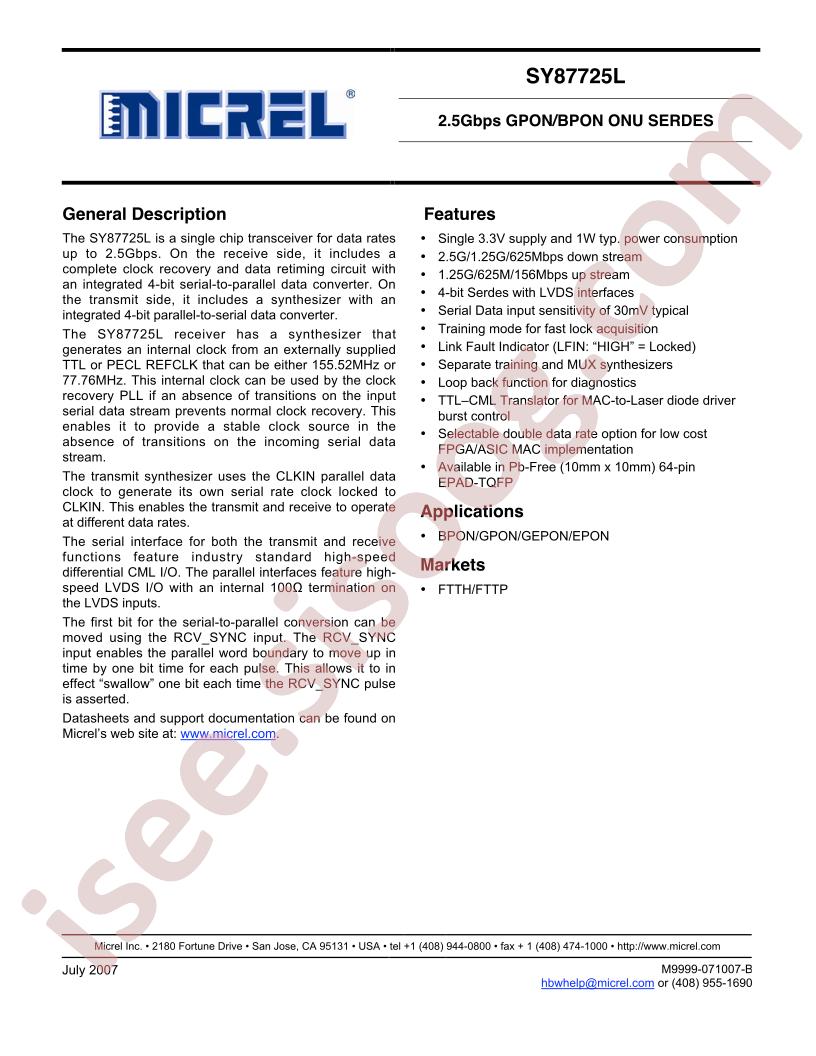SY87725L