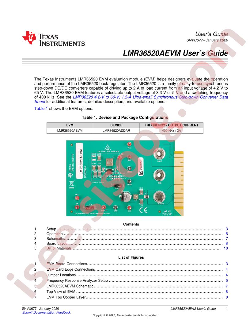LMR36520AEVM User Guide
