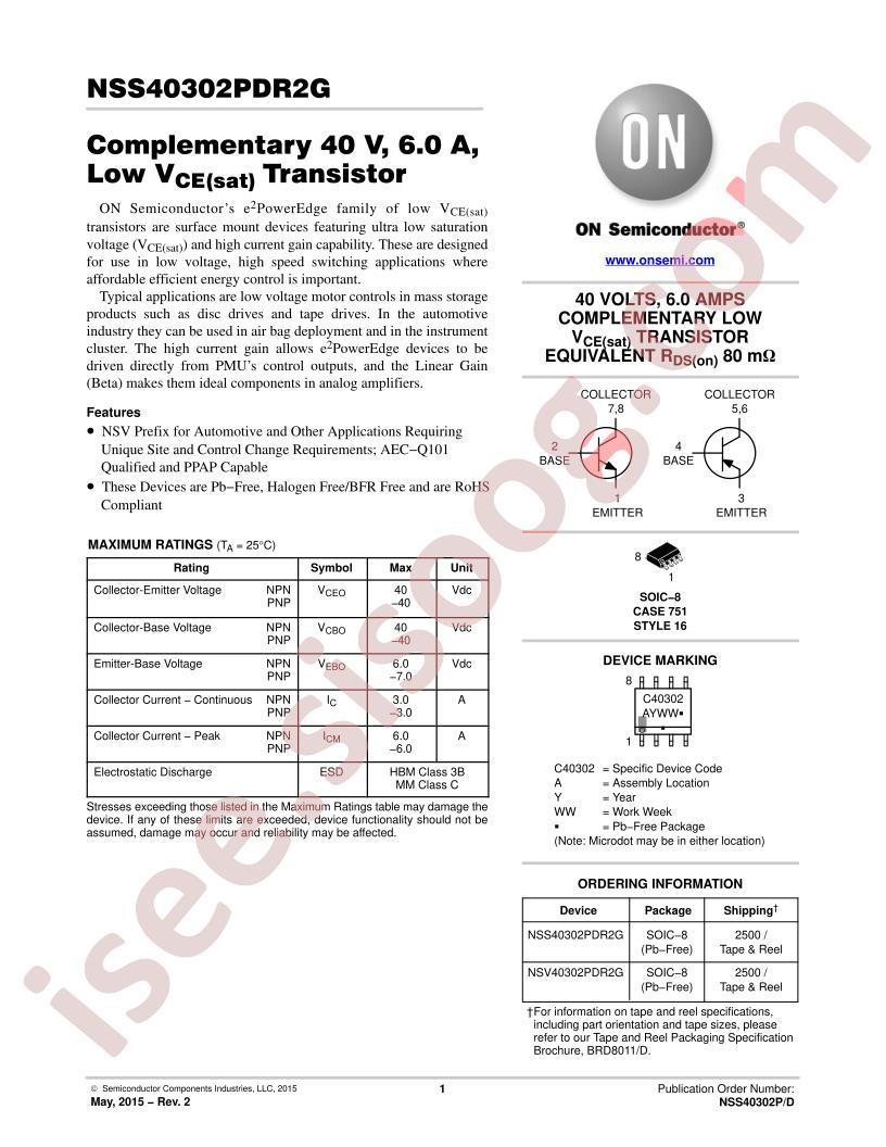 NSS40302PDR2G