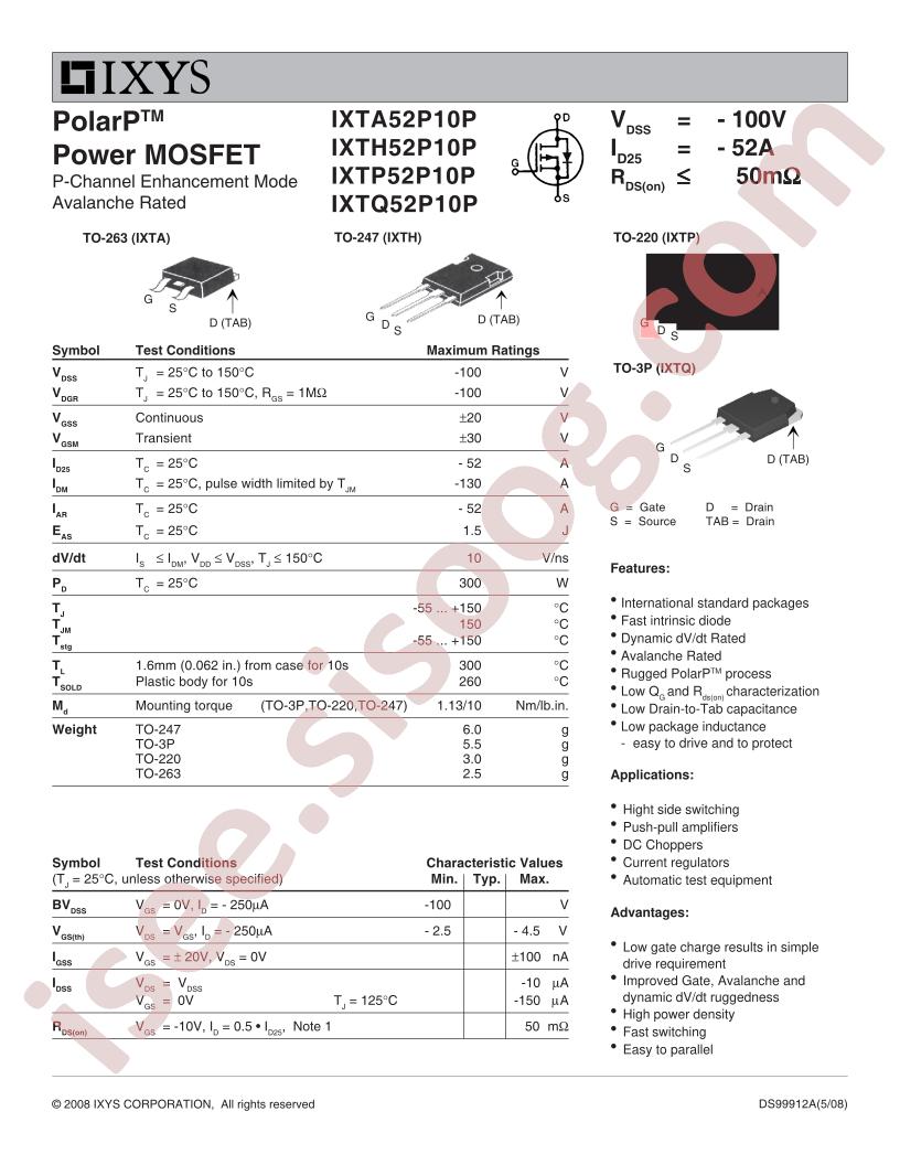 IXT(A,H,P,Q)52P10P