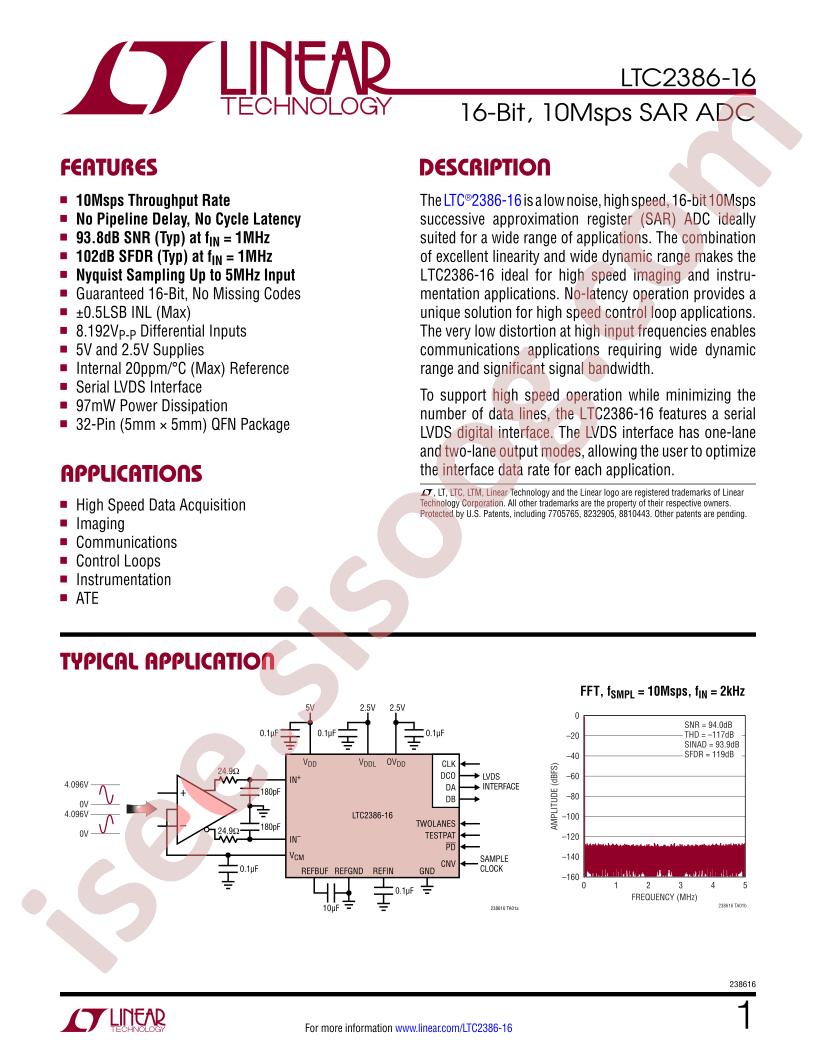 LTC2386-16 Datasheet