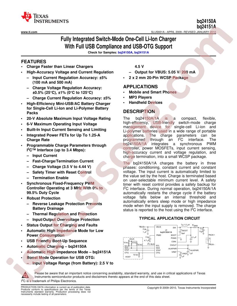 BQ24150-51A