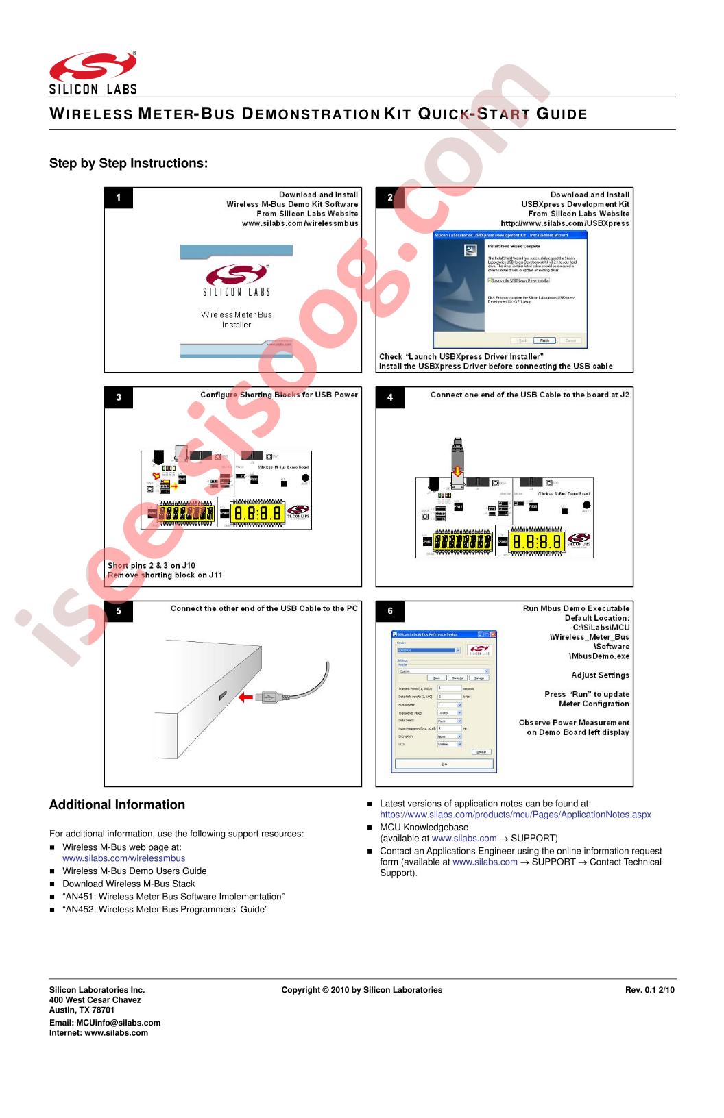 Wireless M-Bus Quick Start Guide