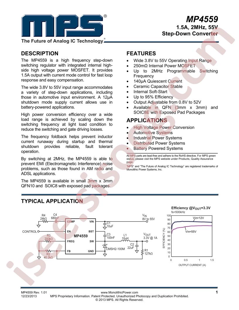 MP4559 Datasheet