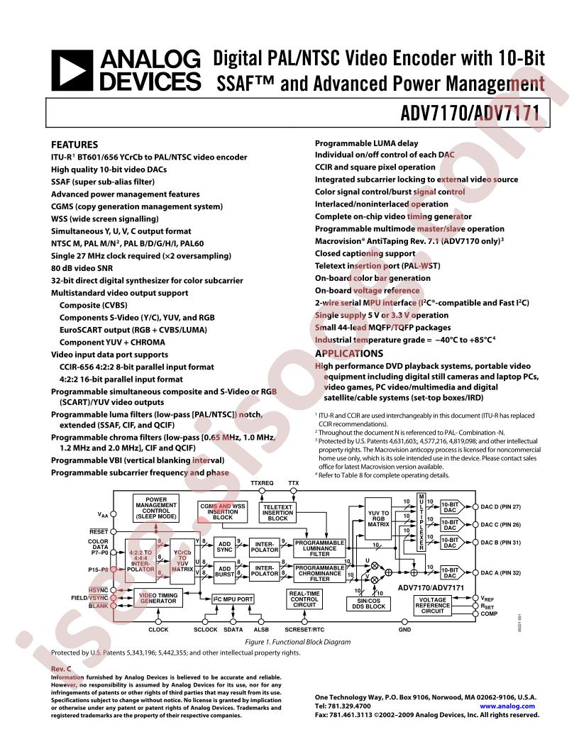 ADV7170,71
