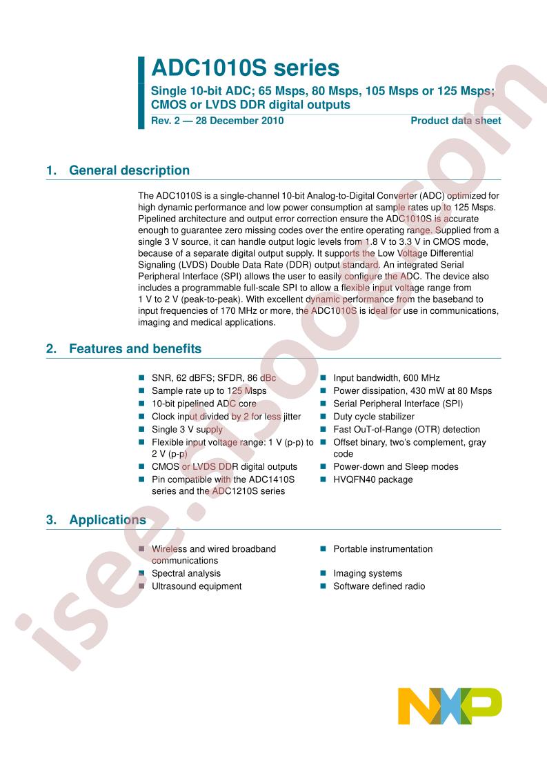 ADC1010S Series