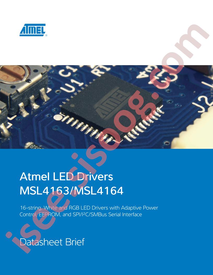 MSL4163,64 Datasheet Brief