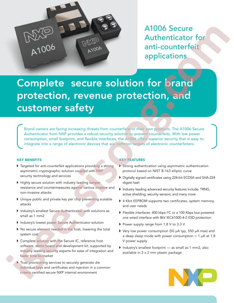 A1006 Brochure