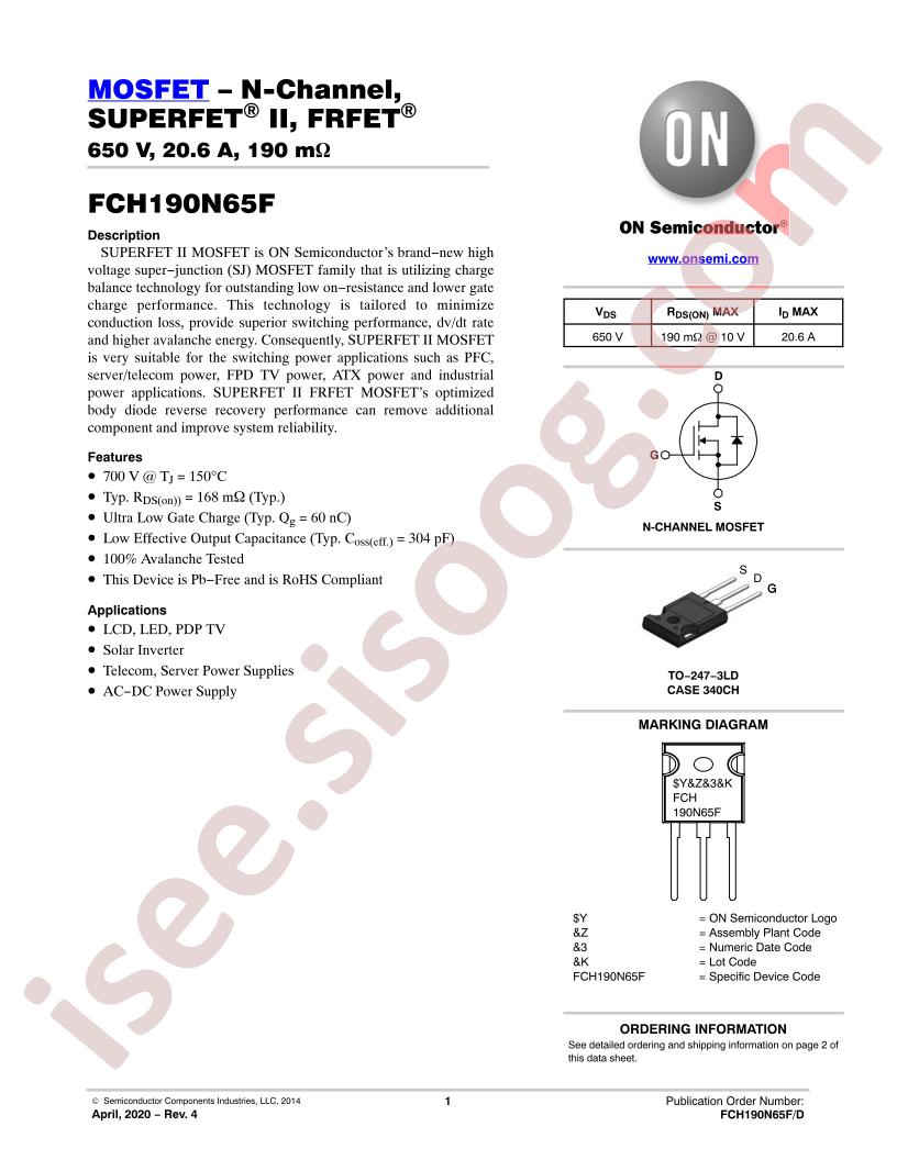 FCH190N65F_F155