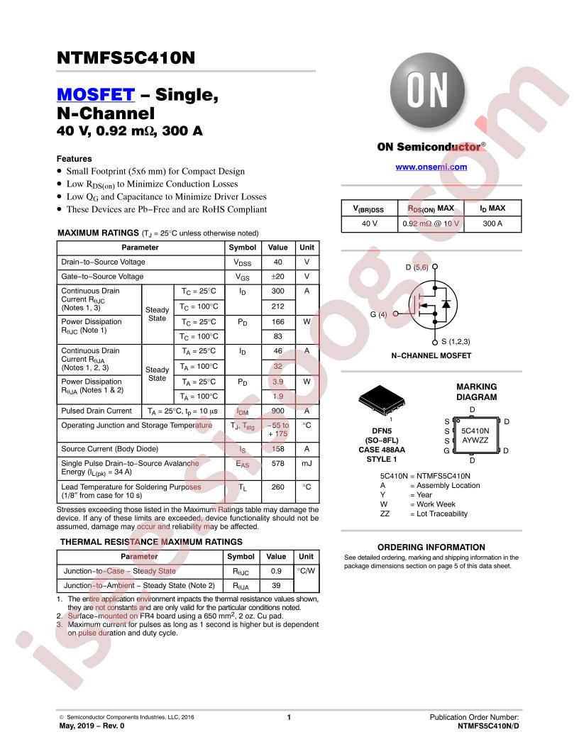 NTMFS5C410N