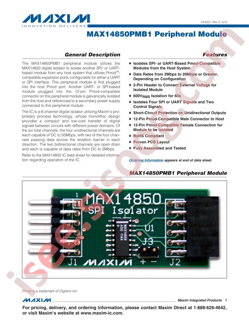 MAX14850PMB1