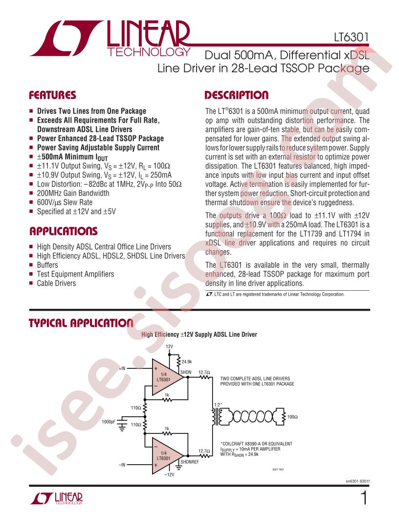 LT6301
