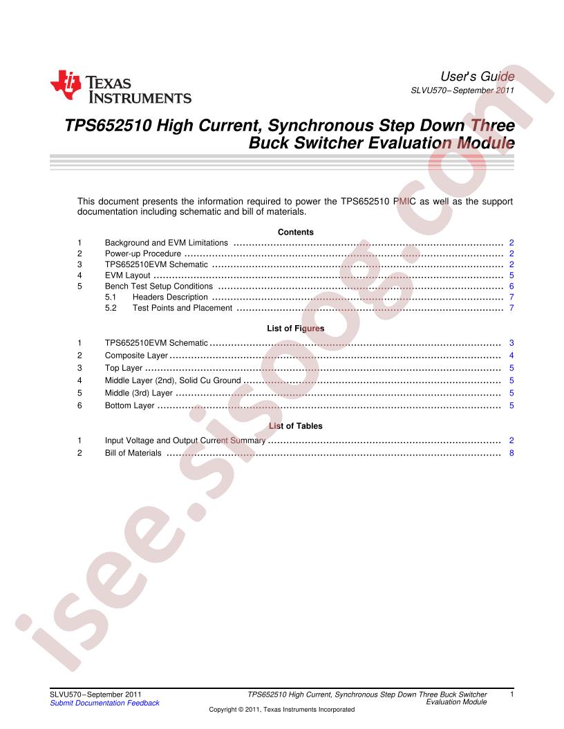 TPS652510EVM