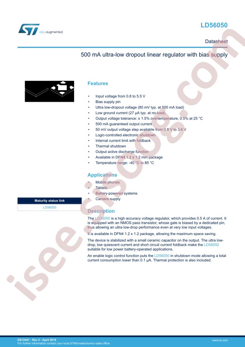 LD56050 Datasheet