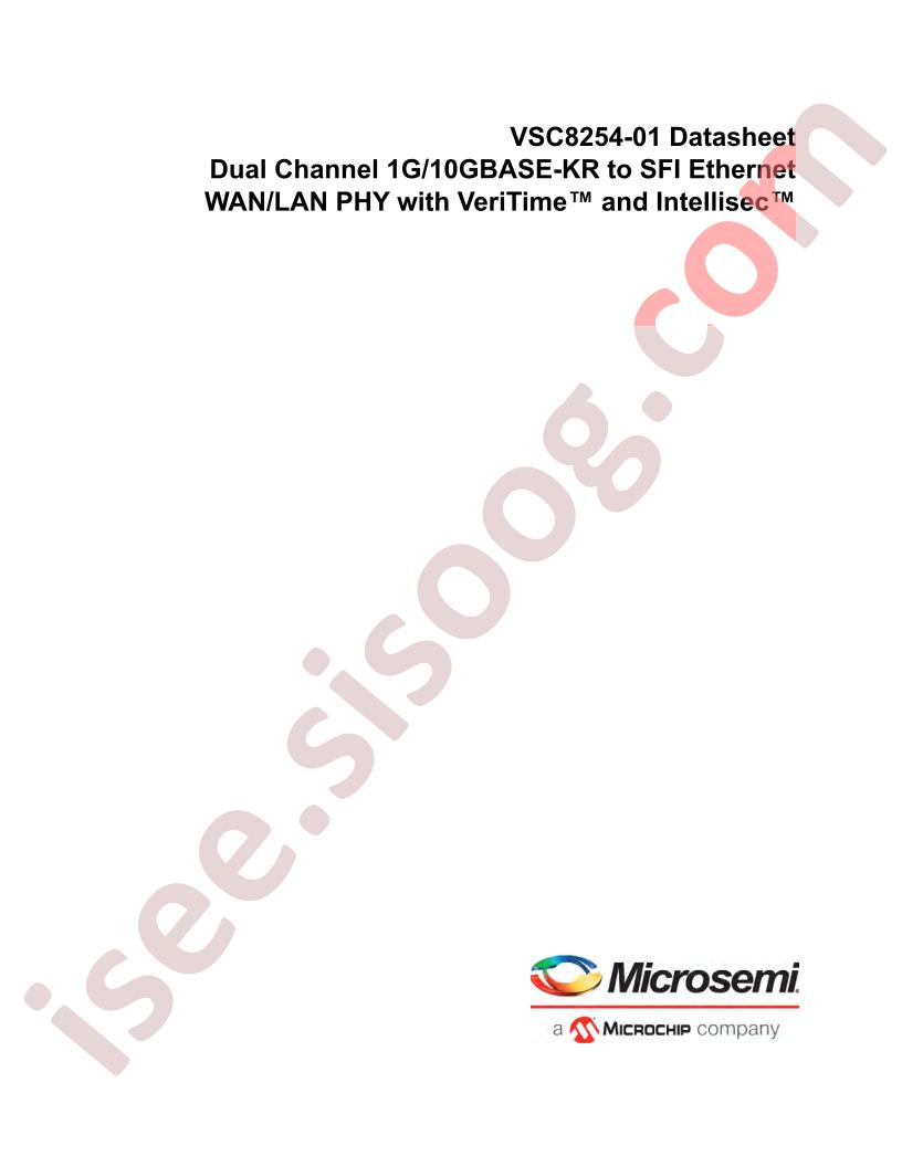 VSC8254-01 Datasheet