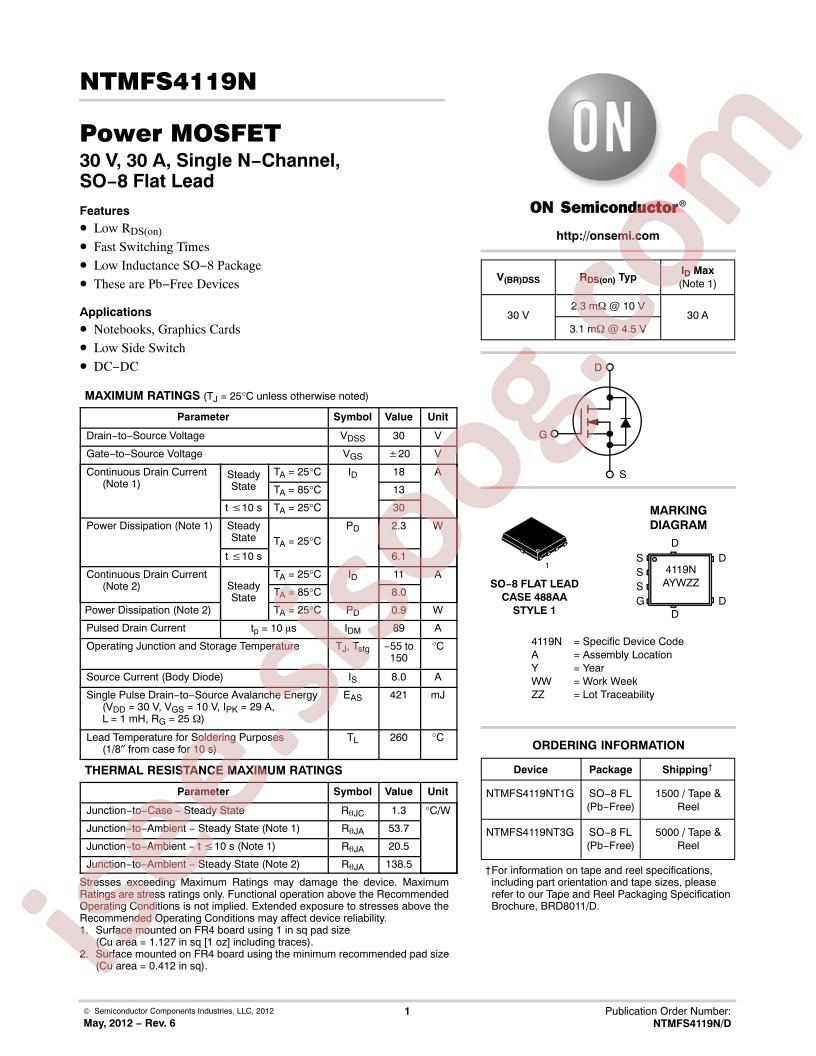 NTMFS4119N