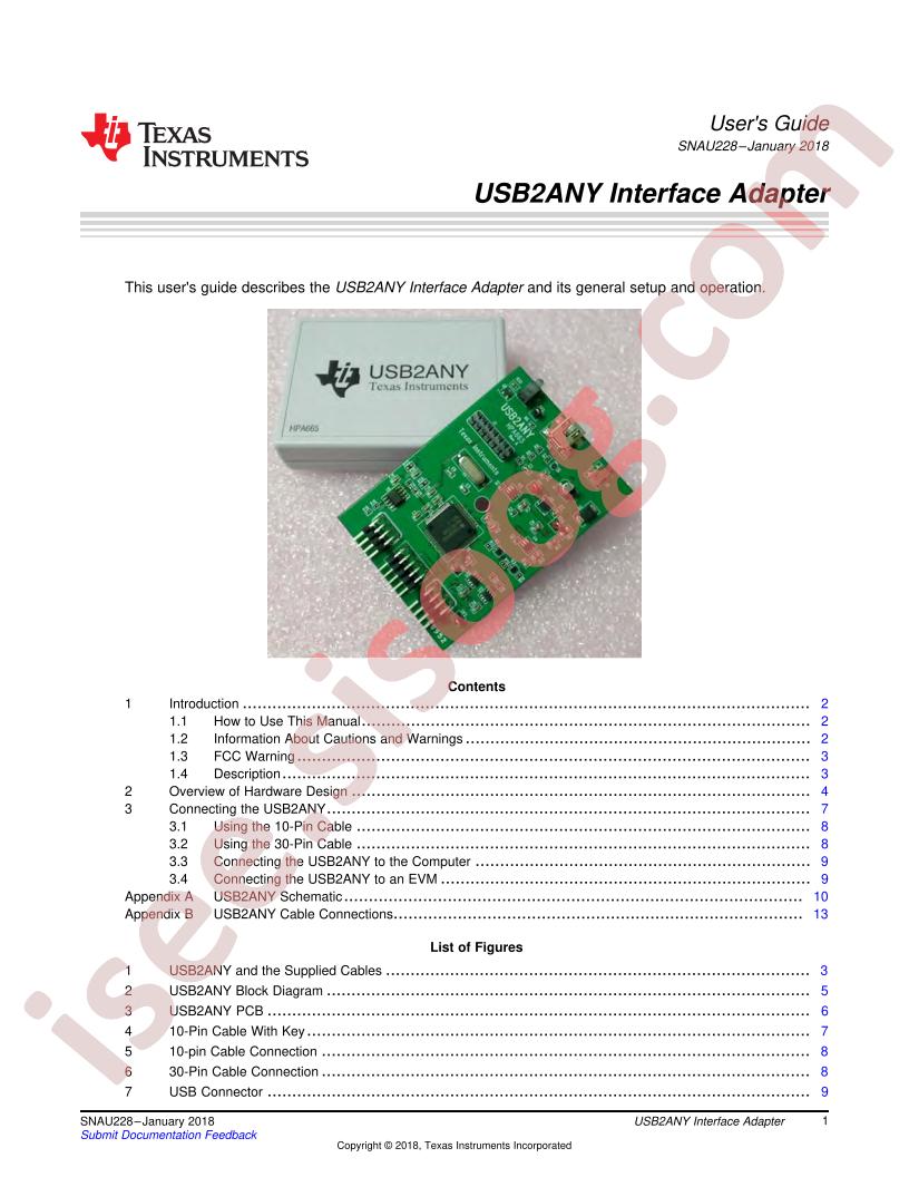 USB2ANY User Guide