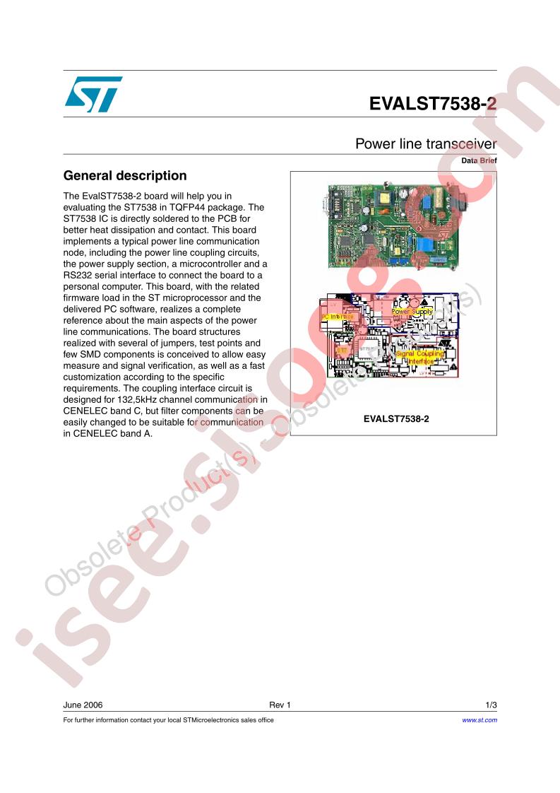 EVALST7538-2 Data Brief