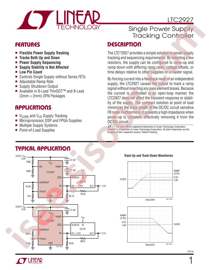 LTC2927 Datasheet