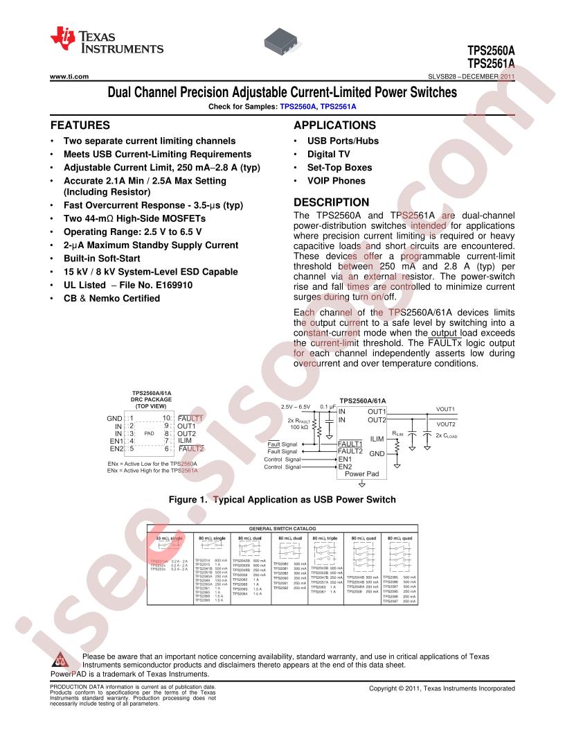 TPS2560,61A