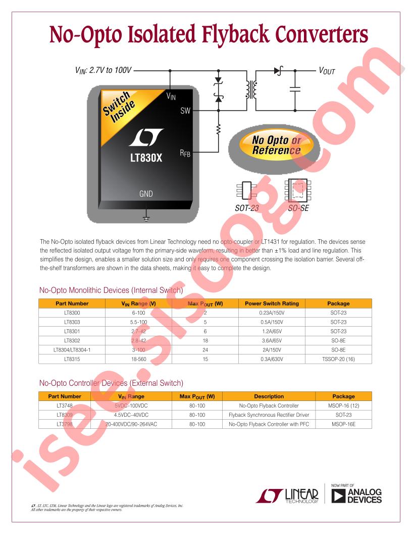 No-Opto Isolated Flyback Converters Guide