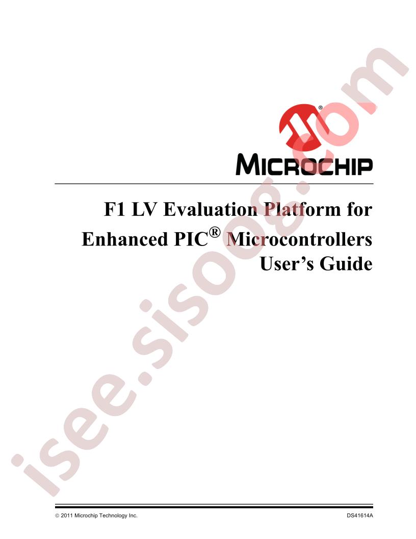 F1 LV Eval Platform User Guide